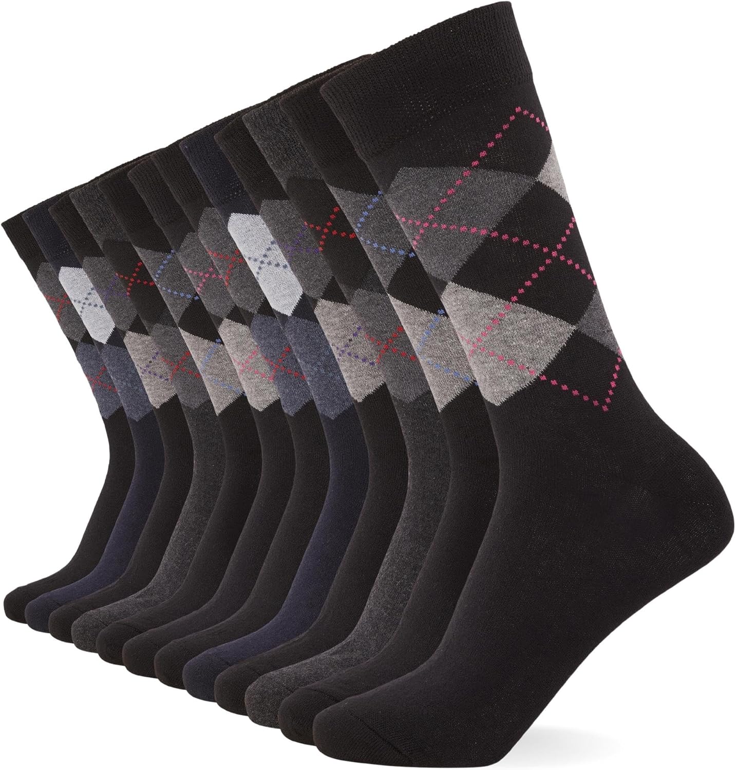 Socken – für Herren, gemustert, atmungsaktiv